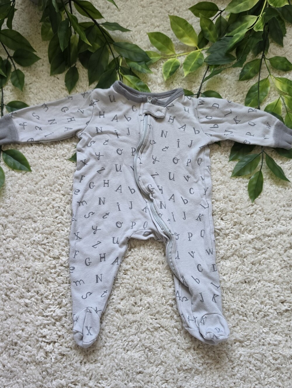 Baby Boy Alphabet Sleeper (0-3 Months)